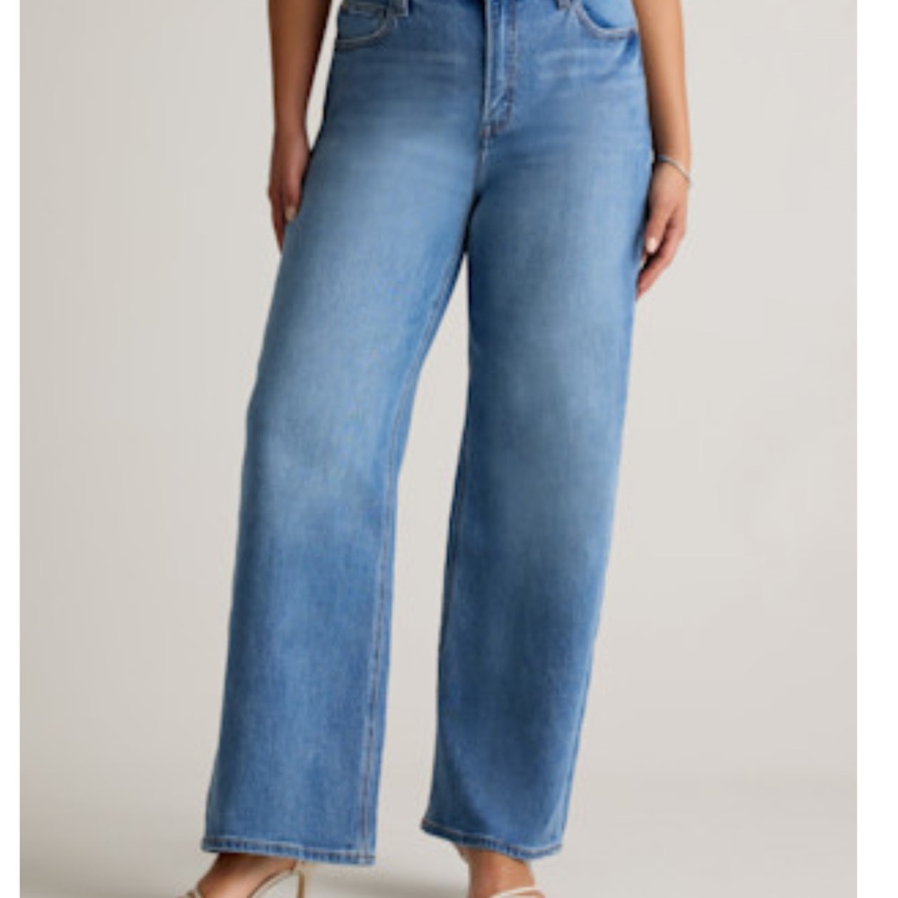 Quince Bella Stretch Relaxed Straight Jeans 29